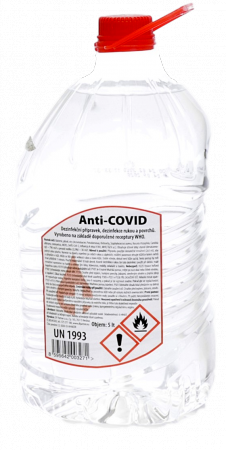 Anti-COVID Alkoholová Dezinfekce 5L