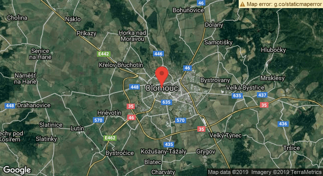 Google map: Na Sídlišti 281, Lutín