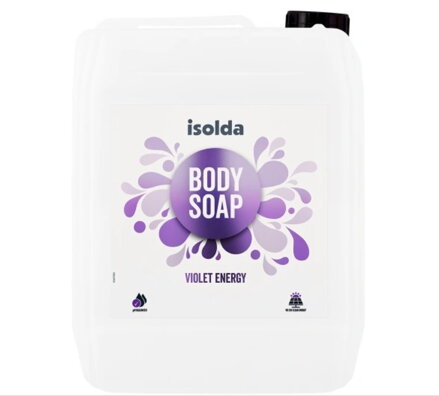 ISOLDA, tekuté mýdlo, Violet energy, 5L