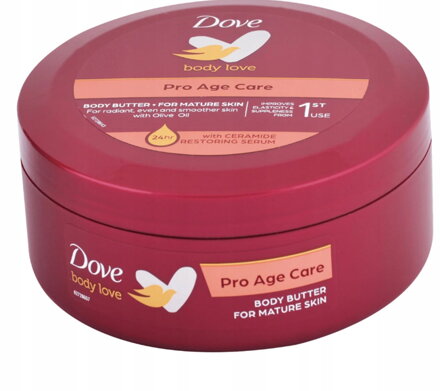 Dove tělové máslo Pro Age 250 ml
