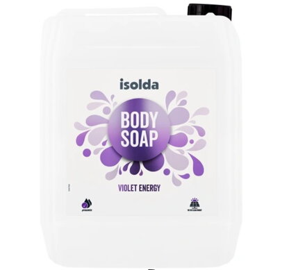 ISOLDA, tekuté mýdlo, Violet energy, 5l