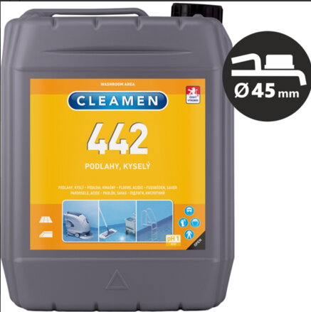 CLEAMEN 442, 5 l podlahy, kyselý