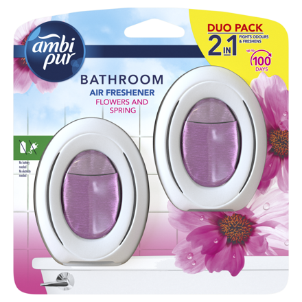 AMBI PUR Bathroom Flowers and Spring 2× 7,5 ml