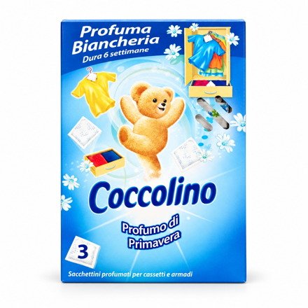 Coccolino vonné sáčky Profumo Di Primavera Modré 21g/3ks