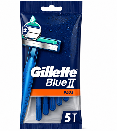 Gillette Blue II plus pohot.holítka 5ks