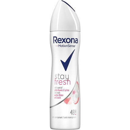 Rexona White Flower & Lychee antiperspirant ve spreji 150ml