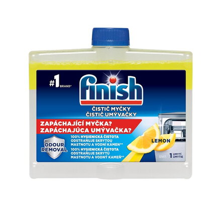 Finish 250ml čistič myčky citron