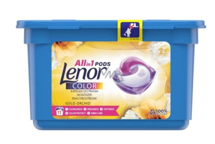 Lenor Allin1 Na Praní Barva Zlatá Orchidej 11ks
