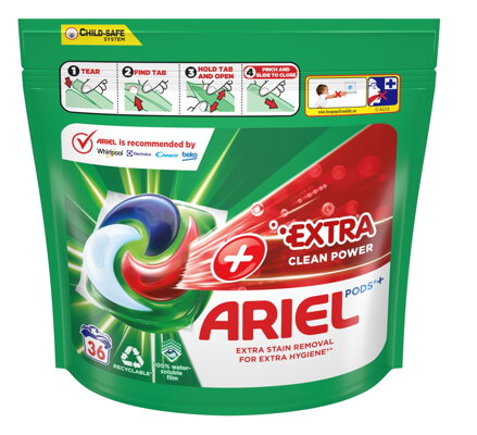 Ariel Extra Clean Power gelové kapsle univerzální 36ks