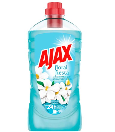 Ajax Floral Fiesta Jasmine liquid na čištění podlah a dlaždic 1L.