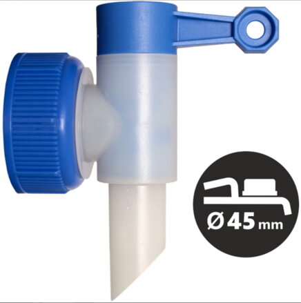 CLEAMEN Výpustný kohout na kanystr 5 l (45 mm)