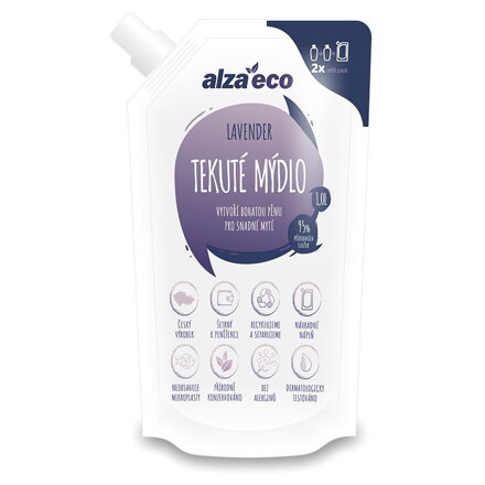 AlzaEco Tekuté mýdlo Lavender 1 l