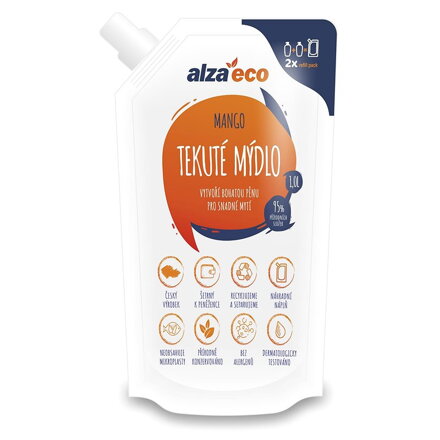 AlzaEco Tekuté mýdlo Mango 1 l