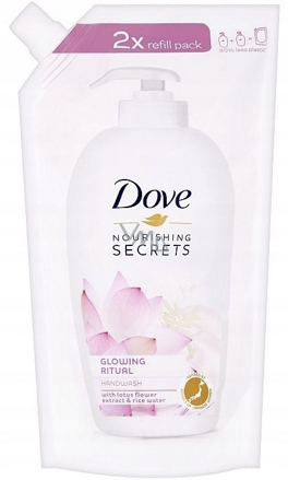 Dove tekuté mýdlo náplň Glowing Lotus 500ml