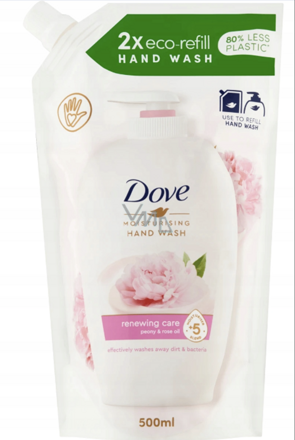 Dove tekuté mýdlo náplň Pivoňka 500ml