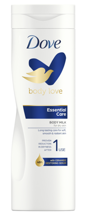 Dove tělové mléko  Essential 400ml 