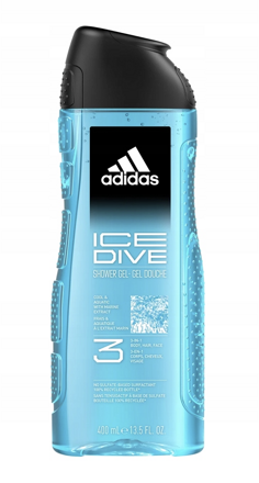 Adidas Men Ice Dive 3v1 sprchový gel pro muže 400 ml