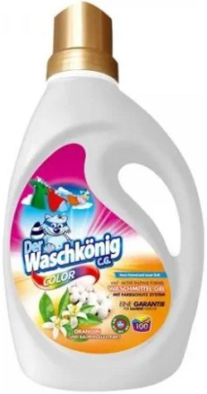 Der Waschkönig C.G. Prací gel 3 L COLOR Orangen Und Baumwollextrakt (100 praní)