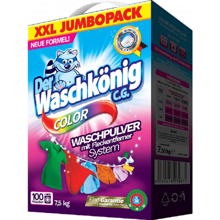 Der Waschkönig C.G. Prací prášek 6 kg COLOR (100 praní)