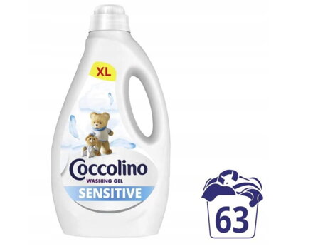 Coccolino Care prací gel Sensitive 2,52l/63pd