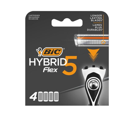 Bic 5 Hybrid Flex cartridges 4ks