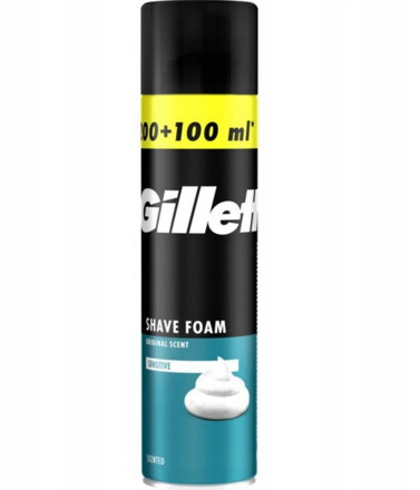 Gillette pěna na holení Sens.200ml+100ml