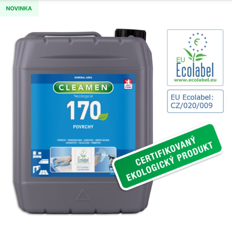 CLEAMEN 170, 5 l eko, povrchy