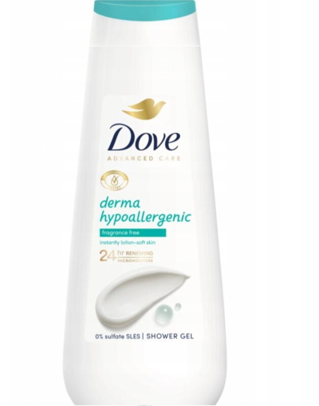 Dove Advanced sprchový gel Care Hypoallergenic 400ml Dove Advanced sprchový gel Care Hypoallergenic 400ml