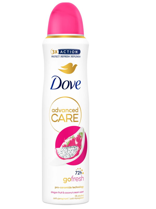 Dove Advanced sprej ap Dragon Fruit Cocconut 150ml Dove Advanced sprej ap Dragon Fruit Cocconut 150ml