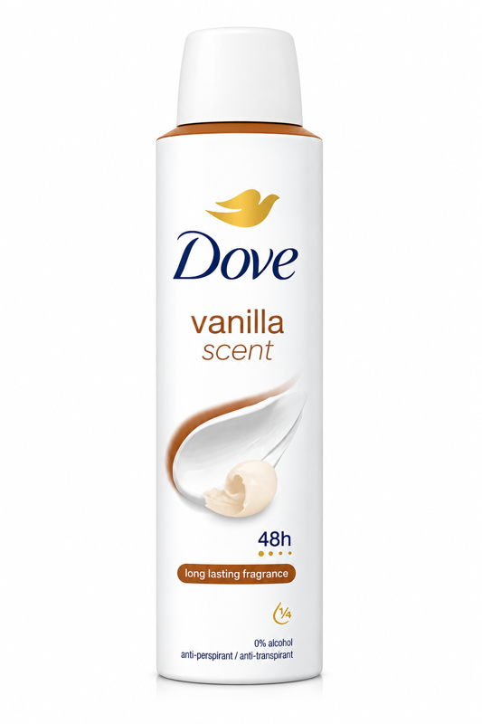 Dove Vanilla Scent antiperspirant pro ženy 150 ml