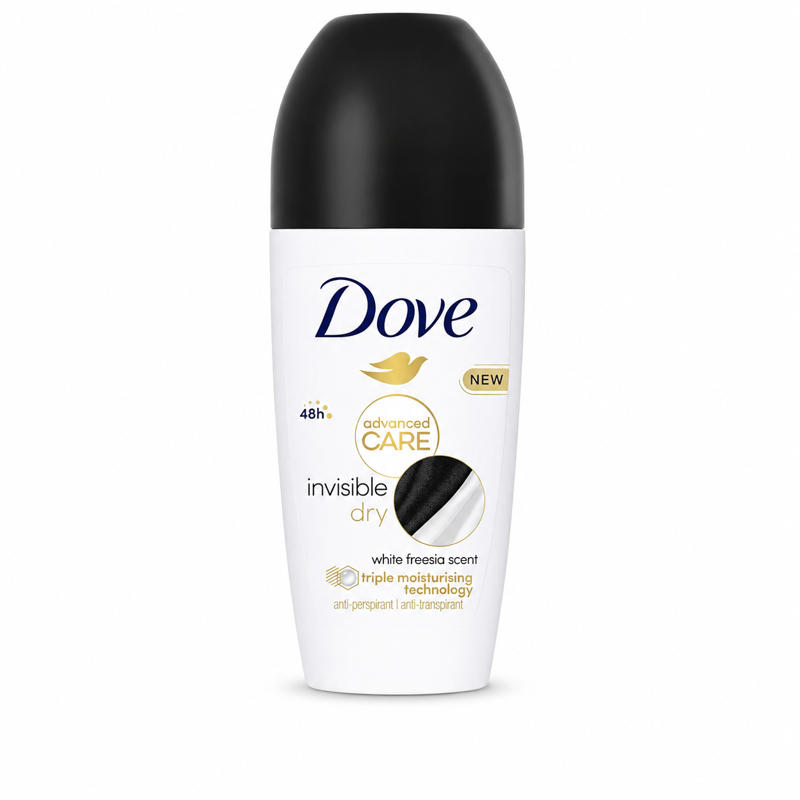 Dove Advanced Care Invisible Dry Kuličkový antiperspirant pro ženy 50 ml