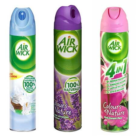 Airwick 240ml, různé druhy