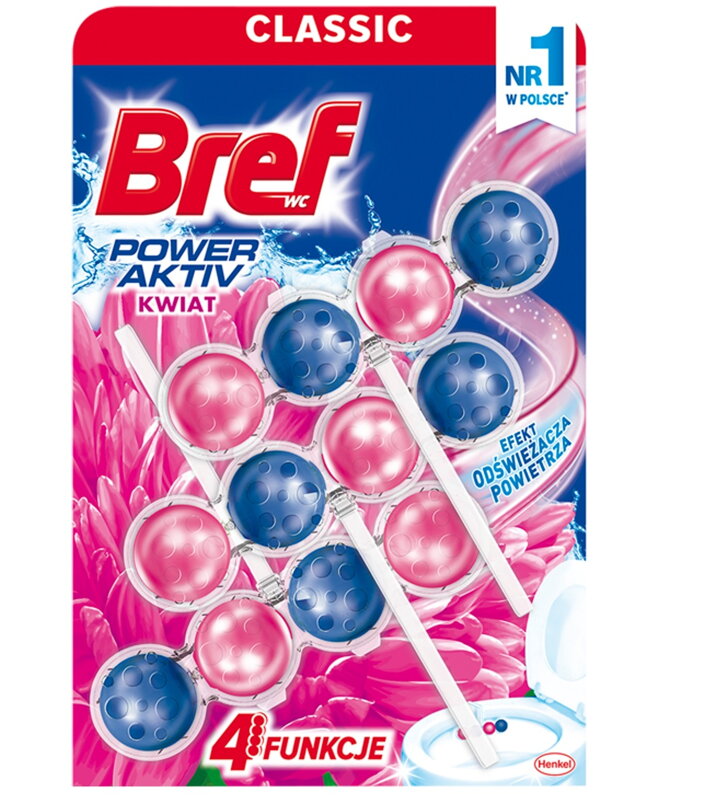 Bref Power Activ Květinová svěžest Přívěsek 3x50g