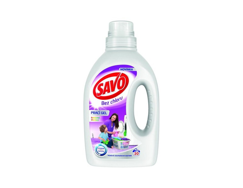 Savo prací Gel barevné prádlo 20P 1l Savo prací Gel barevné prádlo 20P 1l