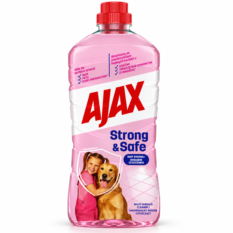  Ajax podlahy povrchy Strong Safe 1000ml
