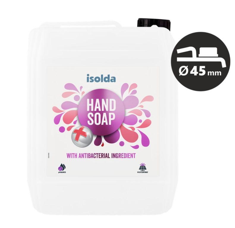 ISOLDA, tekuté mýdlo s antibakeriální přísadou, 5L ISOLDA, tekuté mýdlo s antibakeriální přísadou, 5L