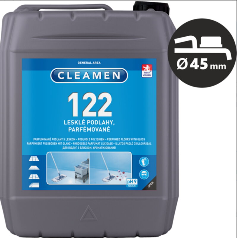 CLEAMEN 122, na podlahy s leskem, 5L