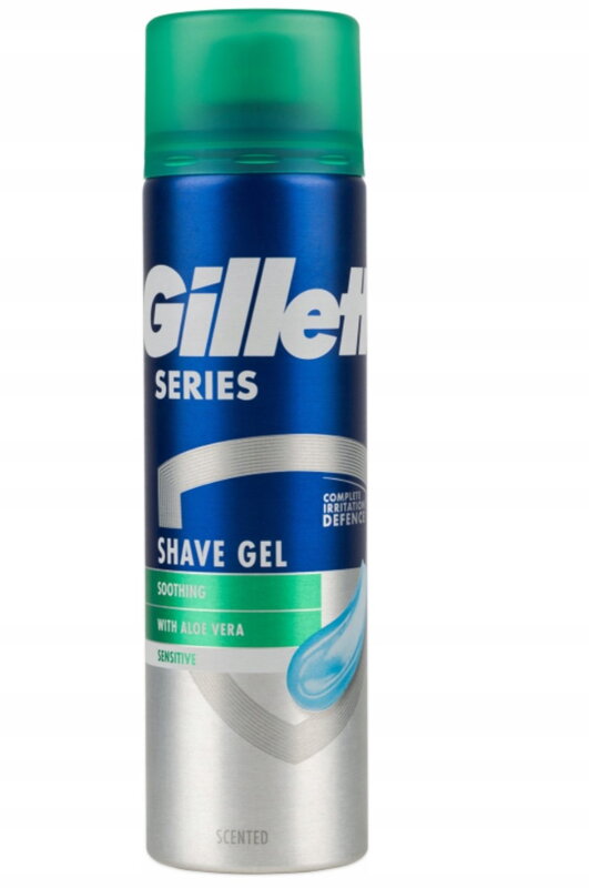 Gillette Series Sensitive With Aloe vera Gel na holení 200 Ml