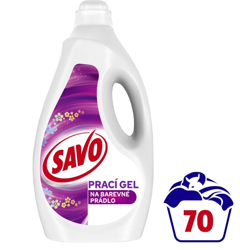 Savo prací gel Barevné prádlo 3,5l/70pd