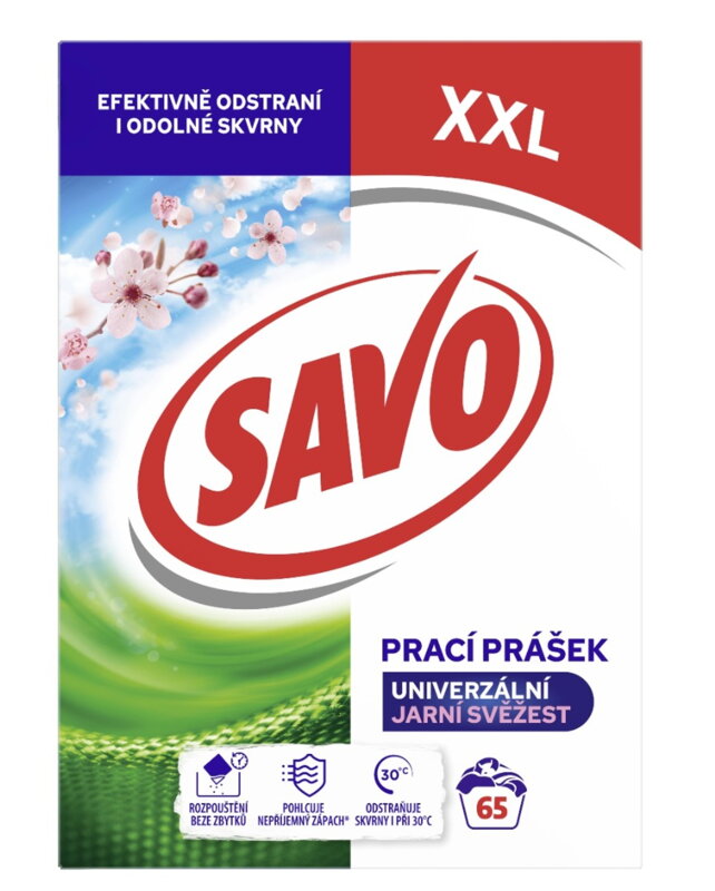 Savo prací prášek Jarní Svěžest 4,55kg/65pd