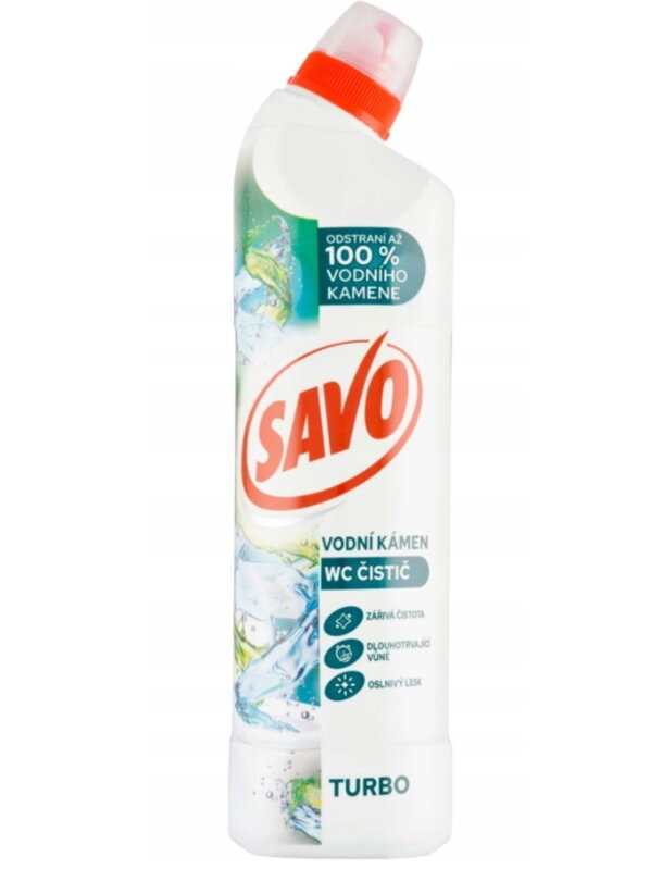 Savo wc gel Na Vodní Kámen Turbo 700ml